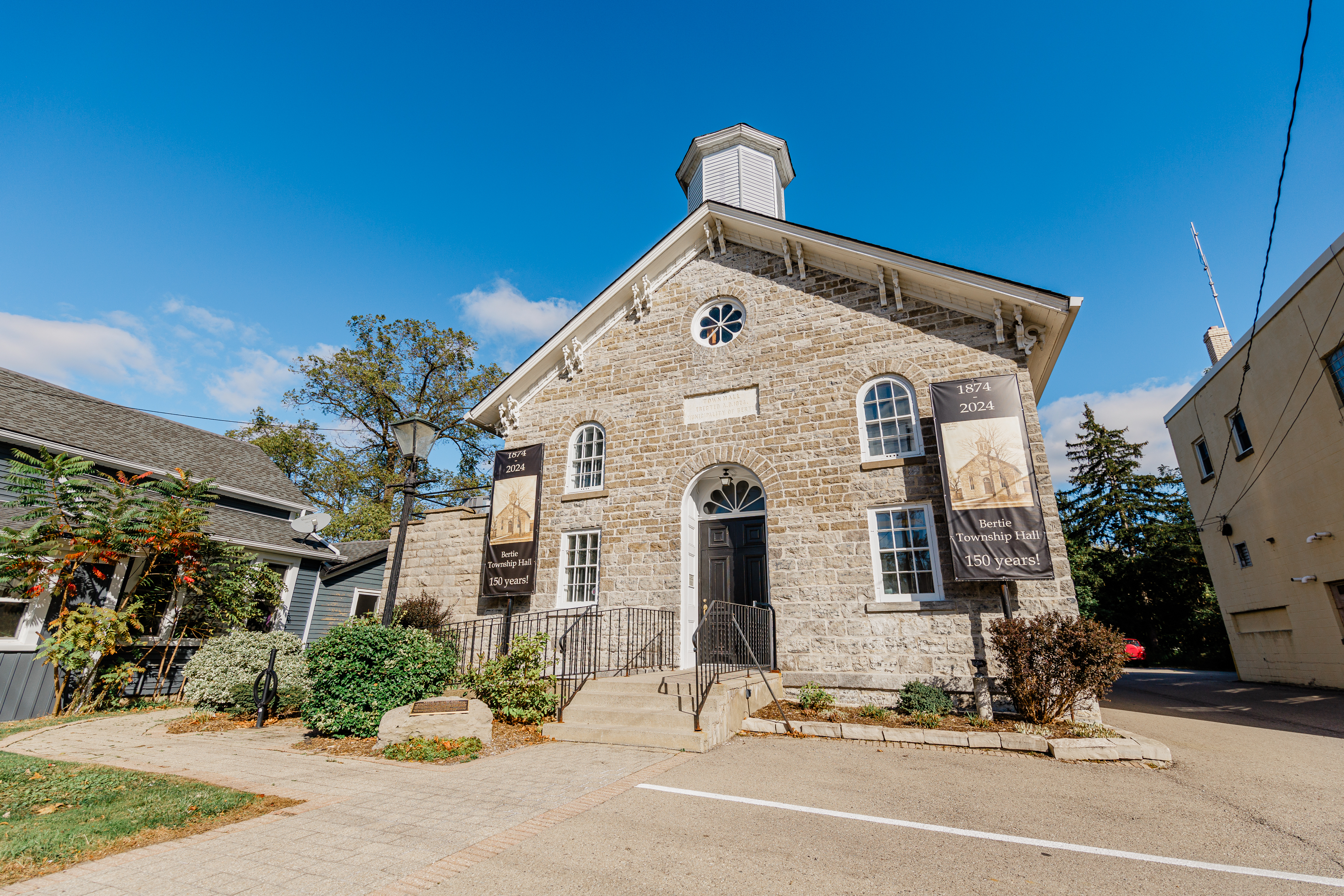 The old Bertie Township Hall, home of the Fort Erie Museum