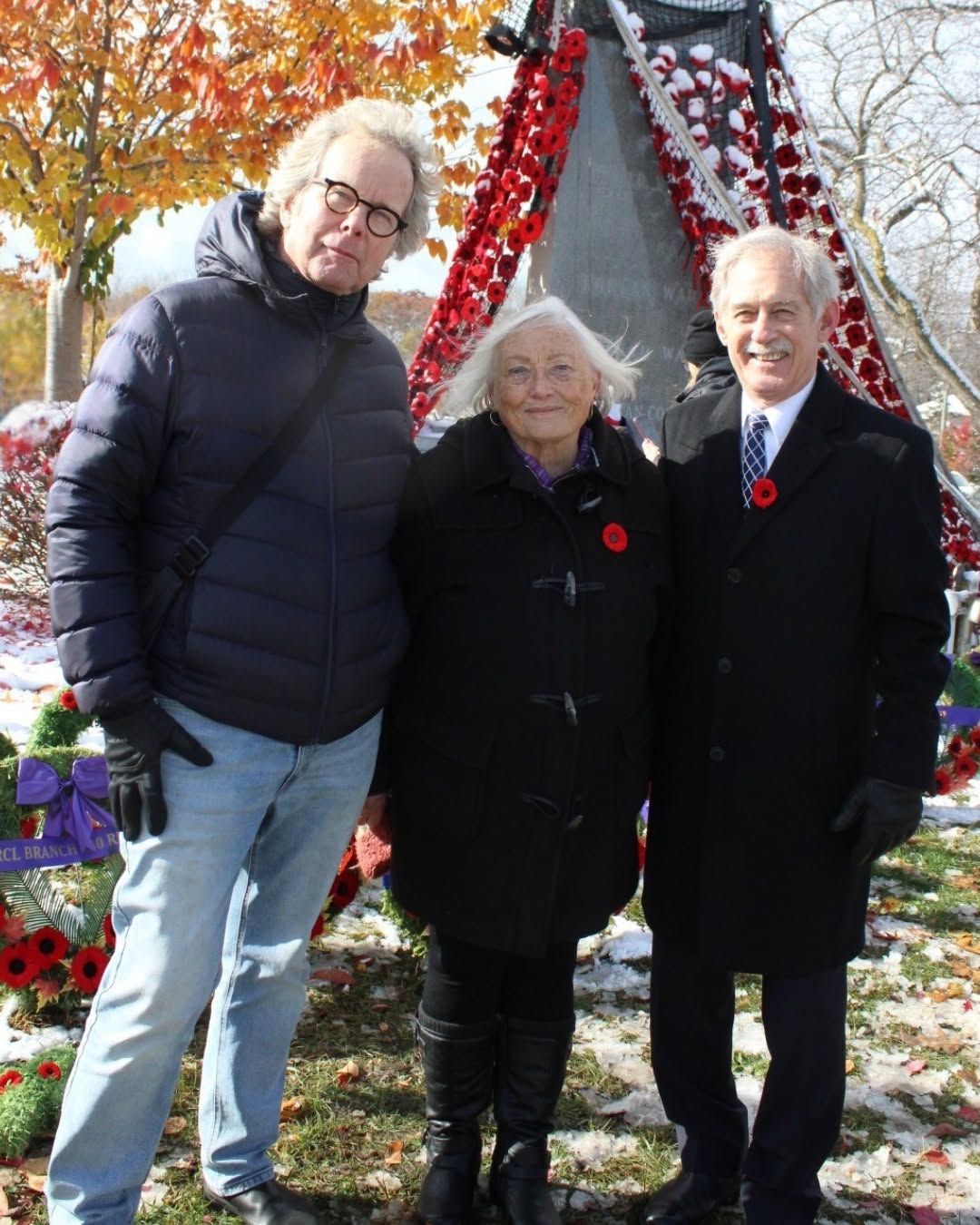 Remembrance Day at the cenotaph